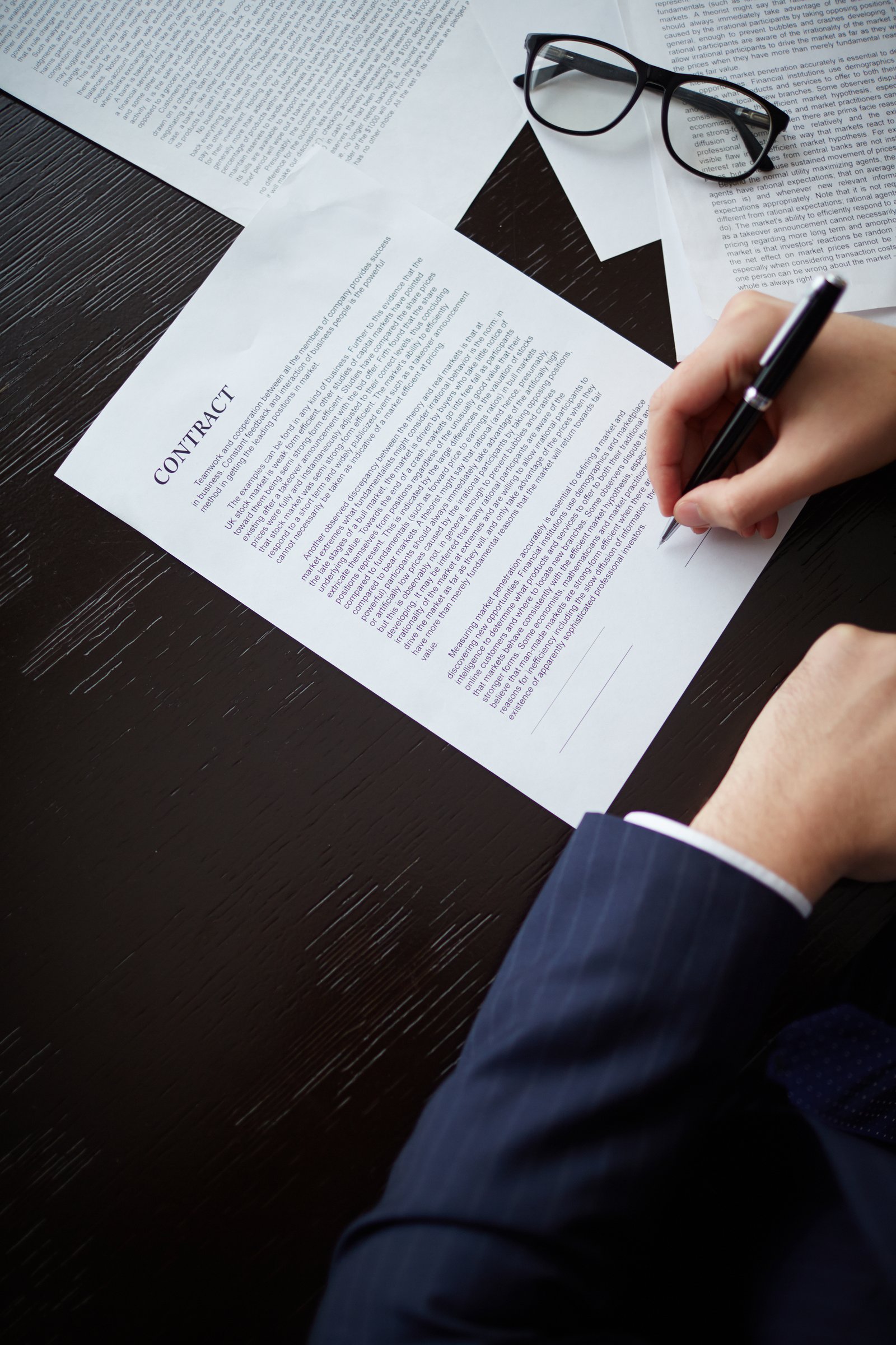 Illustration of rental terms and conditions